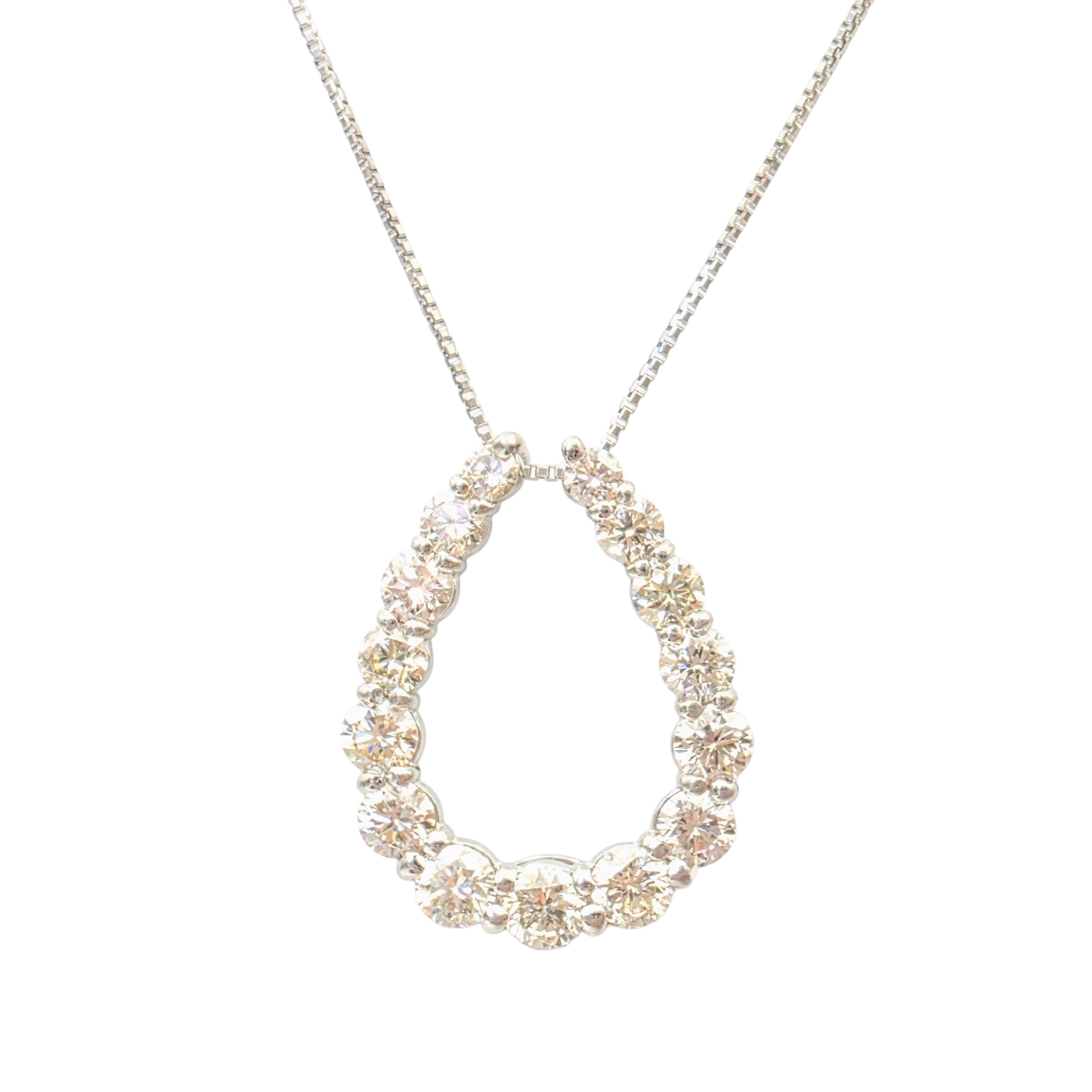 【販売終了 2/28まで】 Pt900 ダイヤモンド ペンダント<Selection|1〜2月>