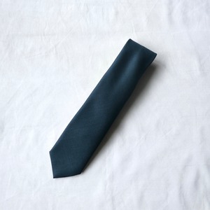 PRADA NAVY SOLID NARROW TIE
