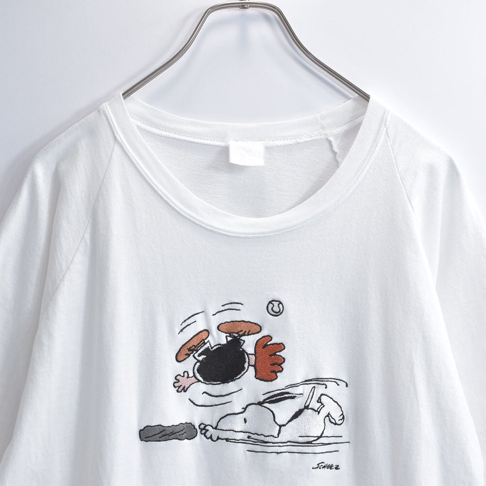 80～90s USA製 TOO CUTE トゥーキュート SNOOPY スヌーピー 刺繍