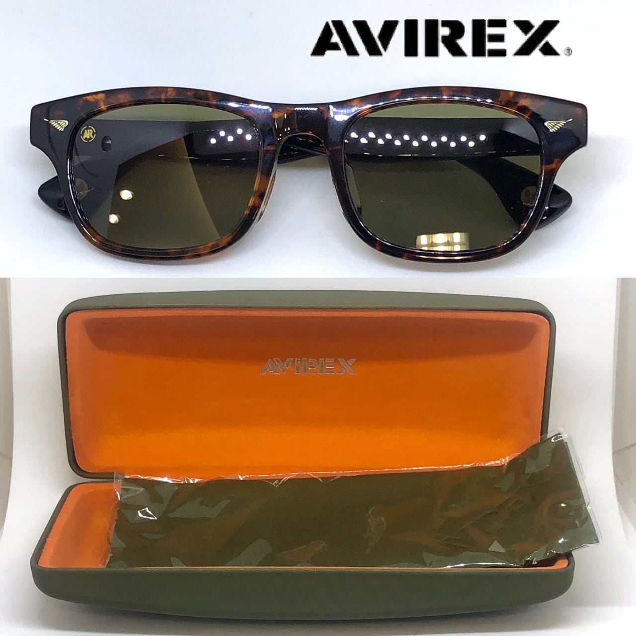 AVIREX AR702 サングラス AVIREX アヴィレックス サングラス AR702 BRS/LGRN - メルカリ