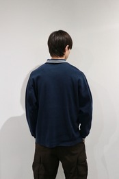 Old GAP navy polo sweat shirt