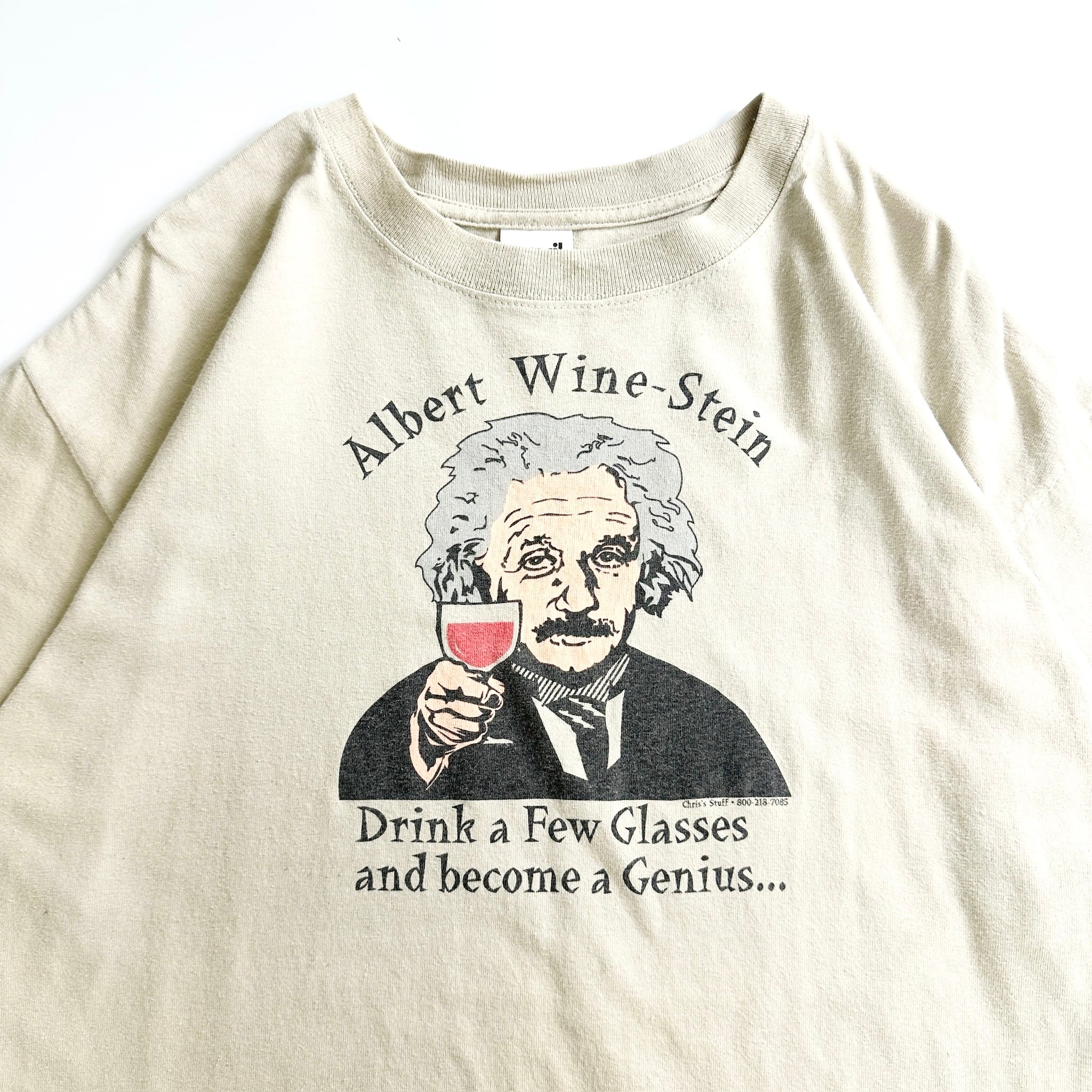 00s Albert Wine-Stein Funny Tee