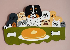 wood objet 原画 「ホットケーキ」横長