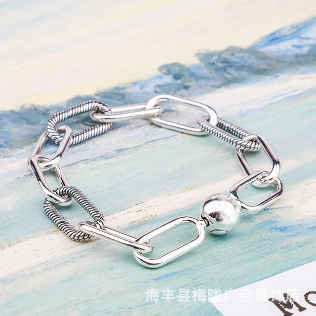 【おすすめ】純銀s925銀ブレスレット・シンプルでありながらどんなスタイルにも合うブレスレット