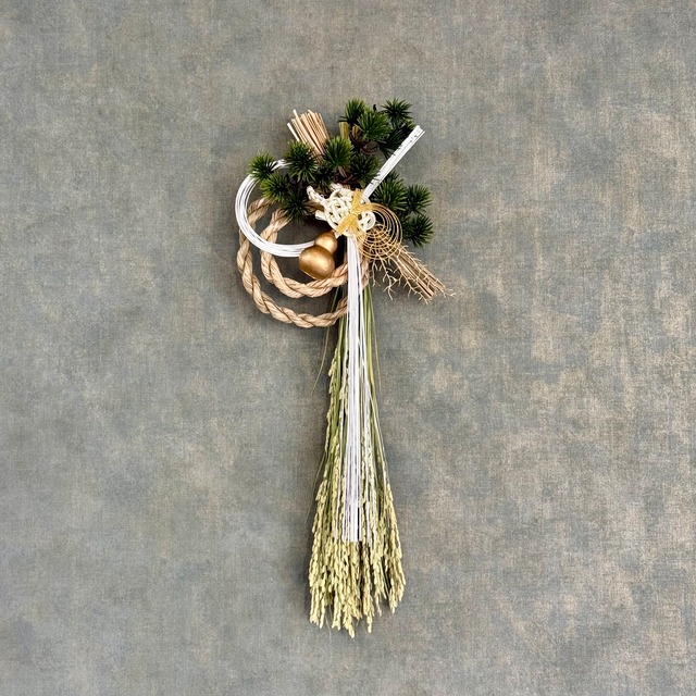 可児友紀　ガラスの鏡餅S 【黒台付き】