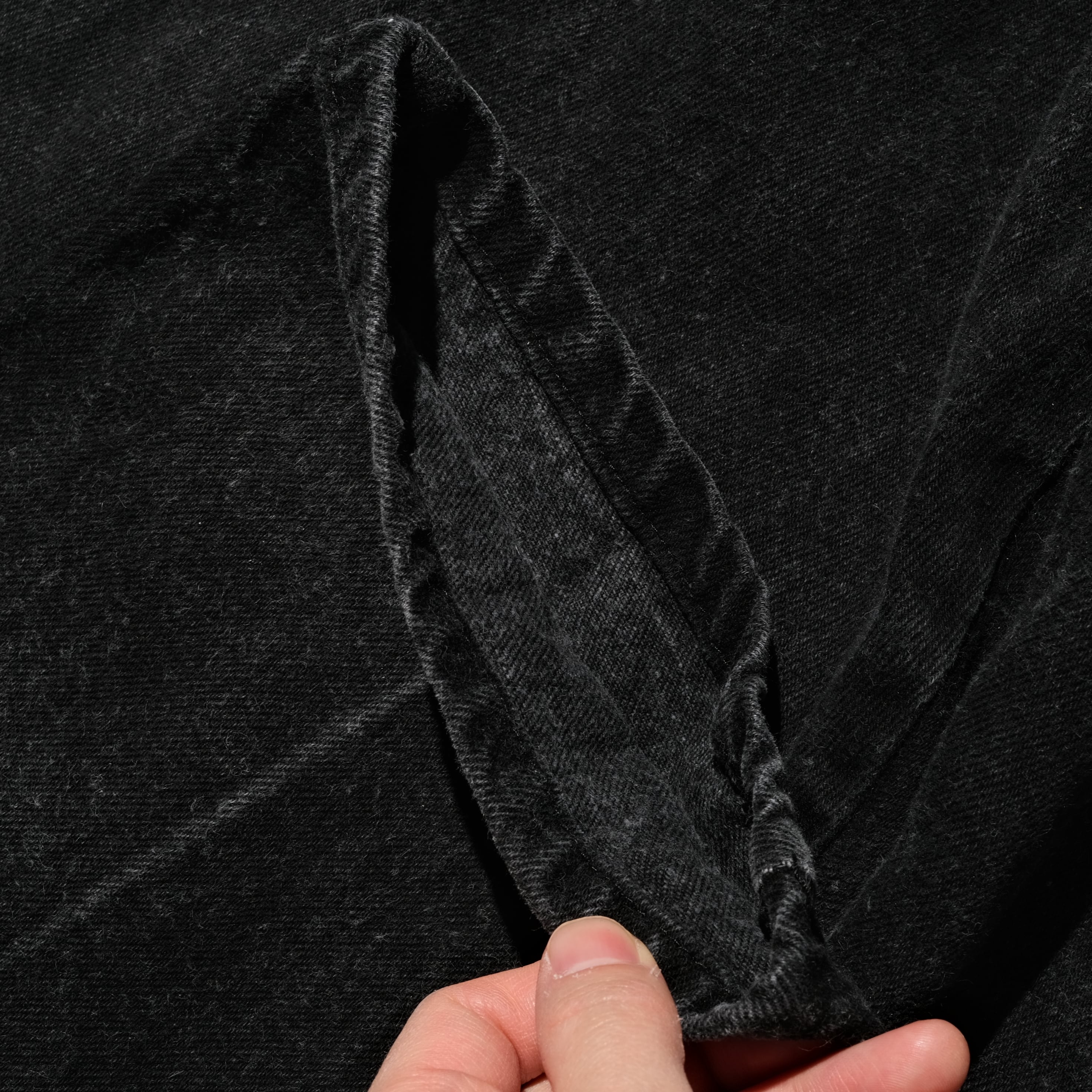 Wrangler 97601CB black denim pants made in USA [36×32