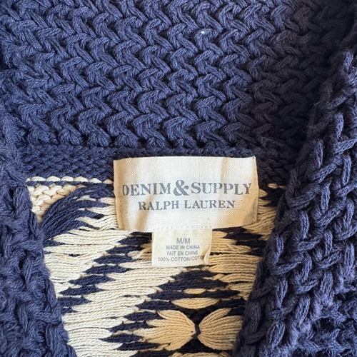 DENIM&SUPPLY　ネイティブ柄　ニット　カーディガン