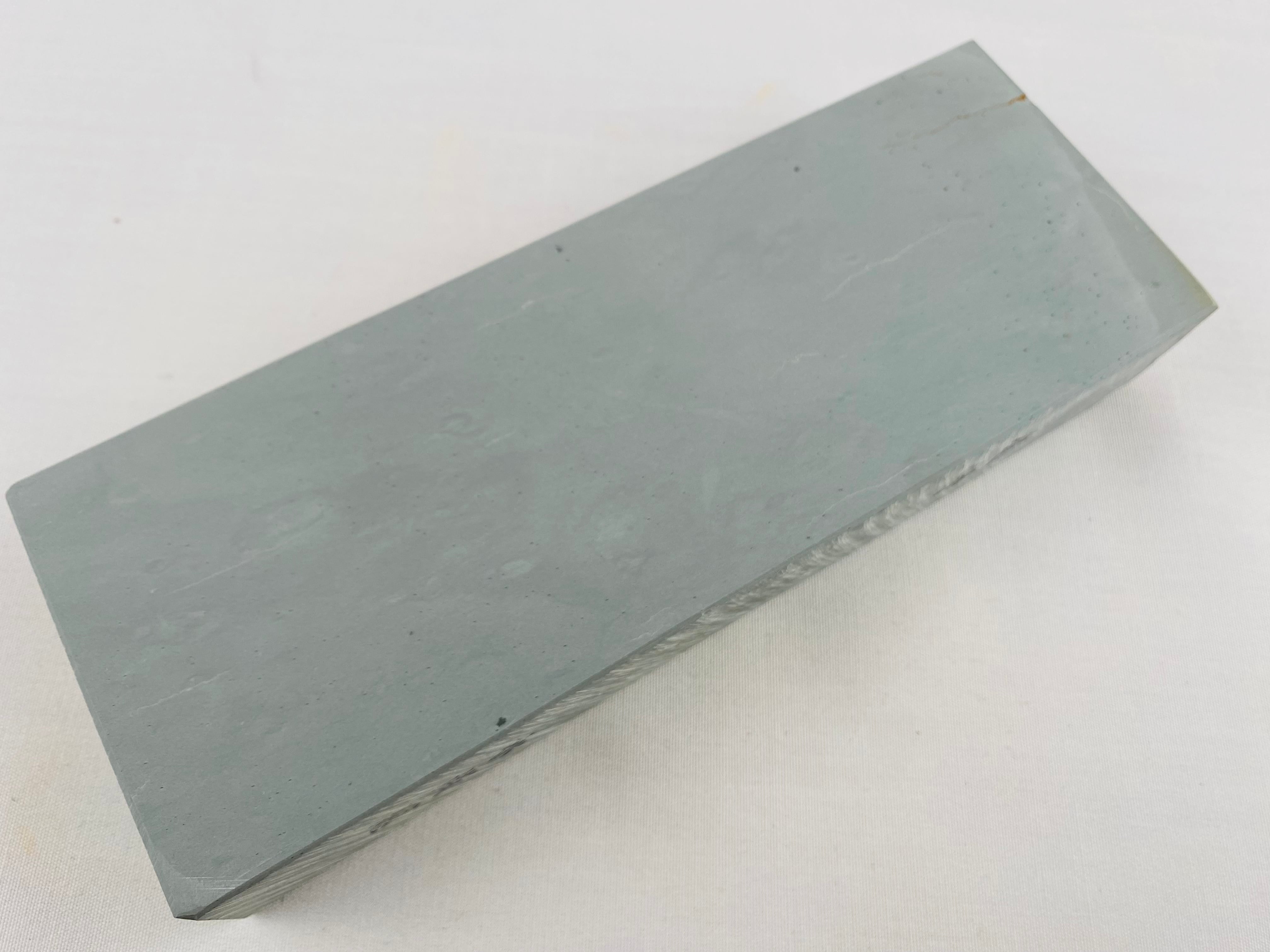 天然砥石 菖蒲谷尾崎 水浅黄環巻 三十切大極上 2734g No.145