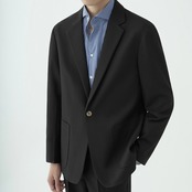 シングルブレスト ノッチドラペル ジャケット＆パンツ セットアップ af0378