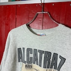 90s USA製 Hanes HEAVYWEIGHT アルカトラズ刑務所　囚人ネコちゃん　ヴィンテージスウェット