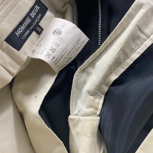 AD2009 COMME des GARCONS HOMME DEUX stripe suits set-up