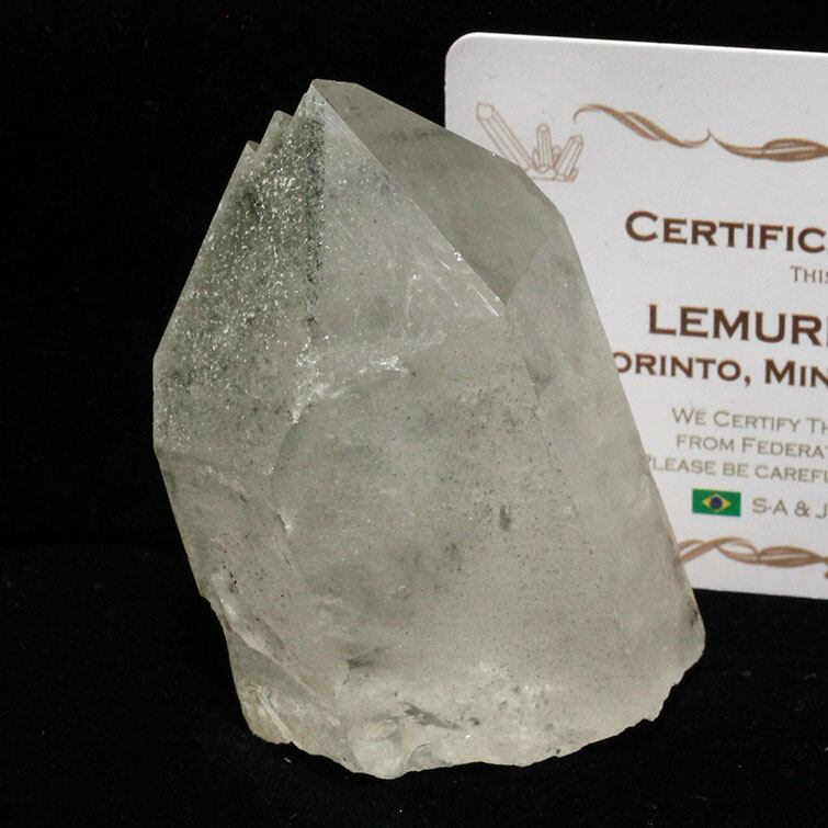 レムリアンシード 水晶 原石 ガーデンクォーツ ブラジル ミナスジェライス州 コリント産 証明書付属 一点物 271-330