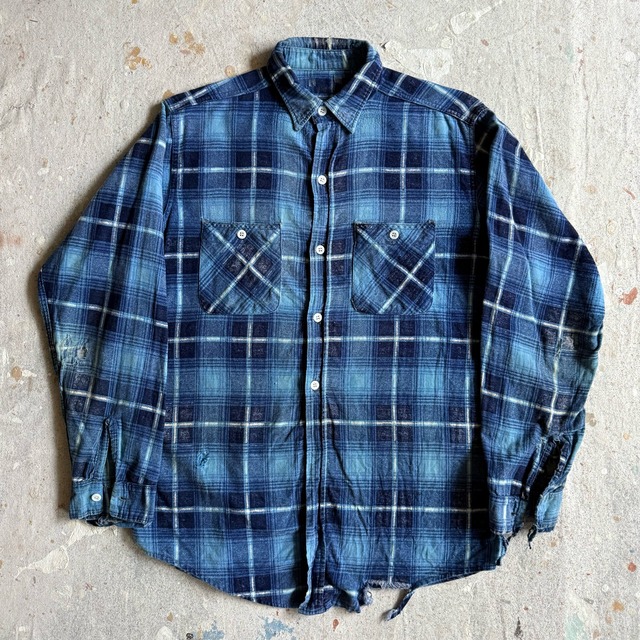 1960s  Flannel Shirts  L位  襤褸　Z236