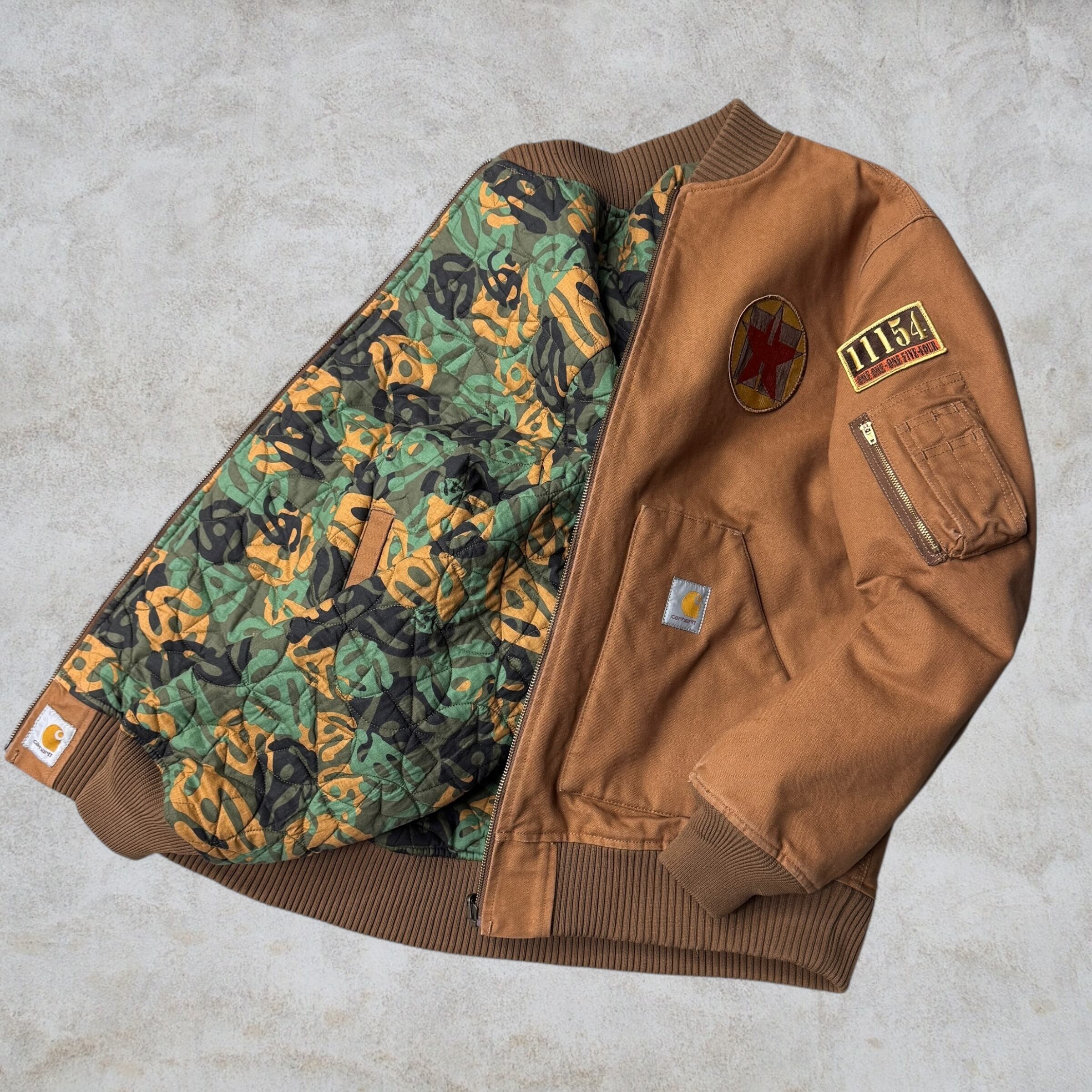 Special!!】Carhartt × HAZE × 11154 Duck MA-1 Jacket【下北沢店】 | curb