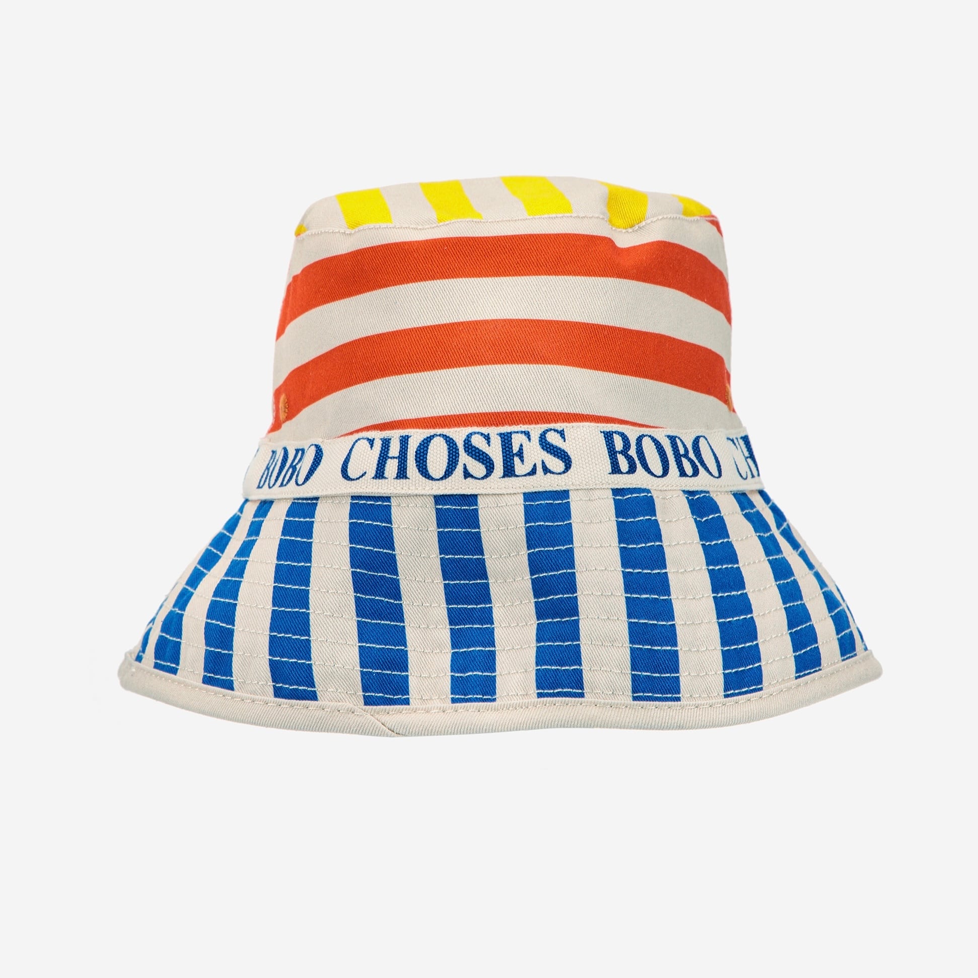 BOBO CHOSES / Multicolor Stripes reversible Hat | HAKONIWA