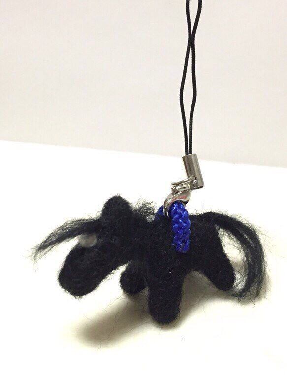 のんびり馬の羊毛フェルトストラップ マリーちゃん様専用羊毛フェルト