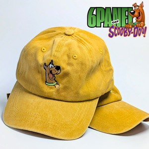 【 Scooby-Doo（ スクービー・ドゥー ）】 6パネルCAP / ベースボールキャップ / ウォッシュ加工〚アメリカン雑貨 アメトイ〛