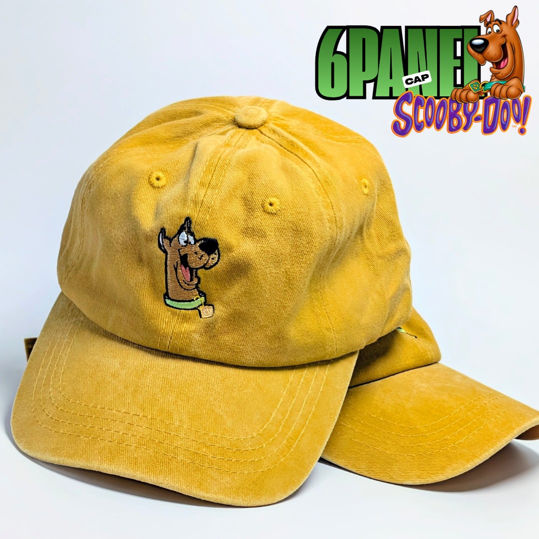 【 Scooby-Doo（ スクービー・ドゥー ）】 6パネルCAP / ベースボールキャップ / ウォッシュ加工〚アメリカン雑貨 アメトイ〛