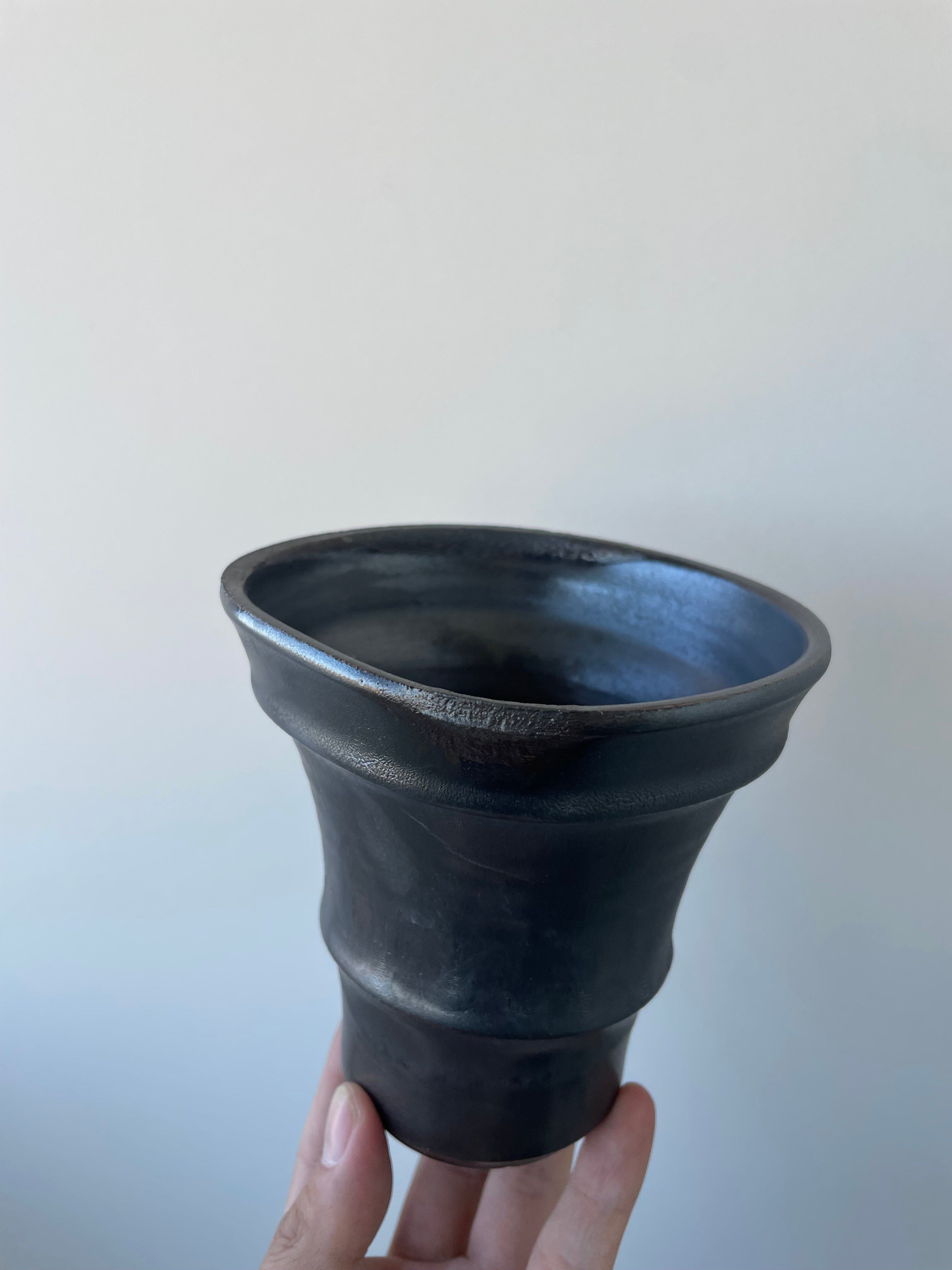 新着】deracinefactory 閑野淳氏 2【最高の陶器鉢・高さ12cm】塊根植物