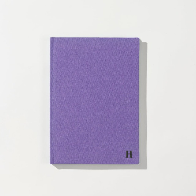 【HONcept】テキスタイルノート デニム - パープル
