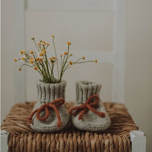 organic zoo　Oatmeal Wool Booties