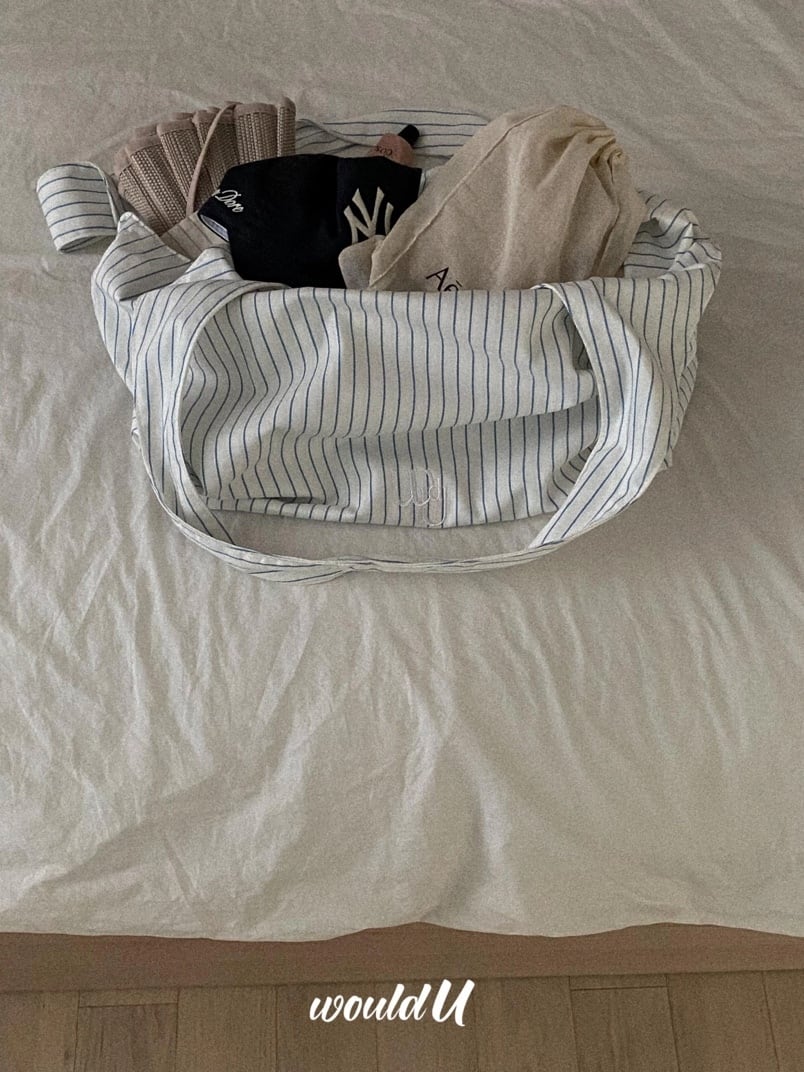 ▶︎即納《would U》tidy bag (stripe color) | baby apparel Bitty
