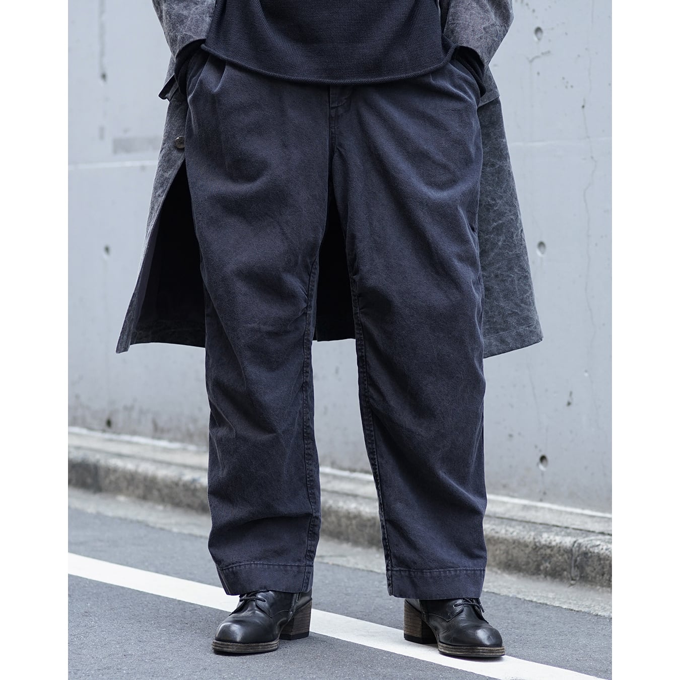 The Viridi-anne cotton linen pants アルチザン The Viridi-anne] (ザヴィリディアン) VI-3967-04 COTTON/LINEN SAILOR