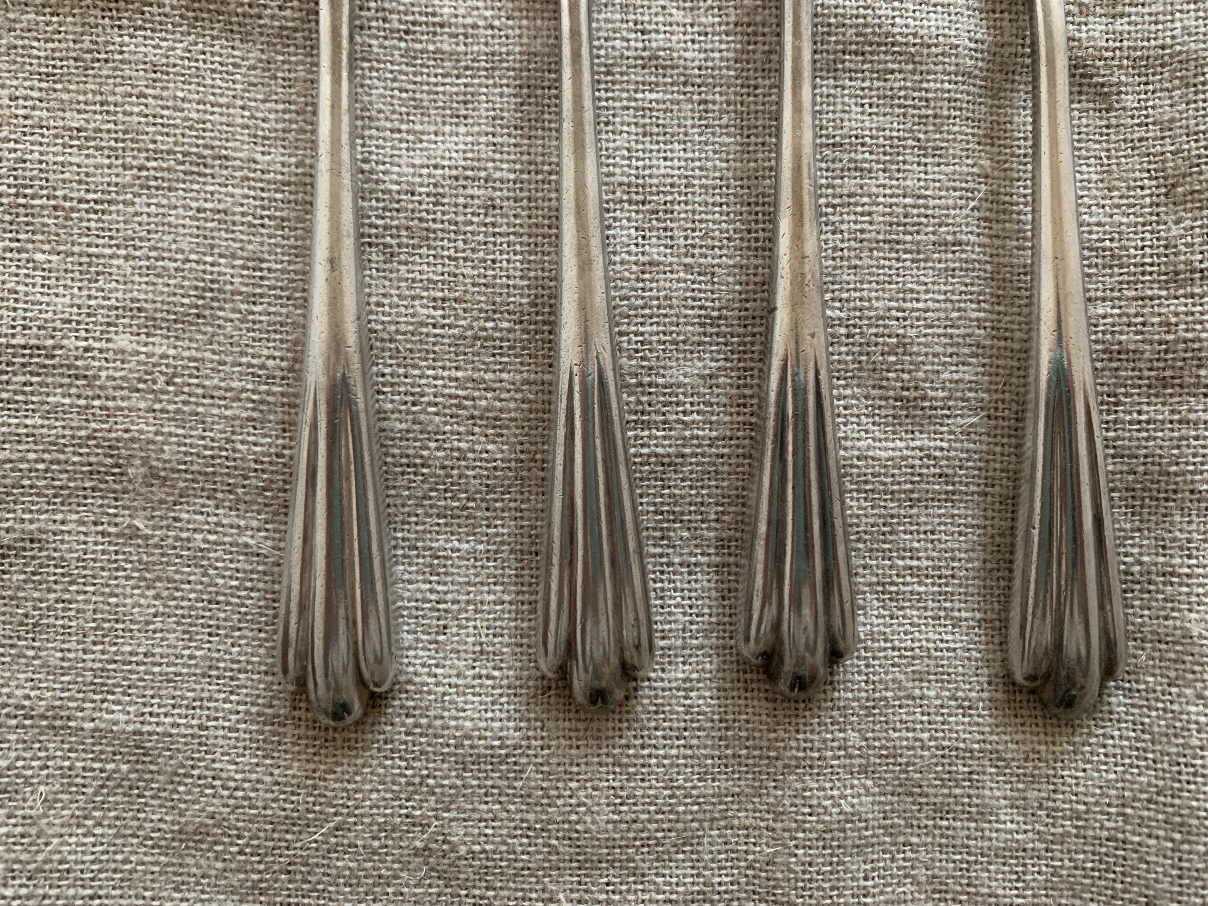 ヴィンテージ 銀メッキ フォーク フレンチアンティーク 1本あたり