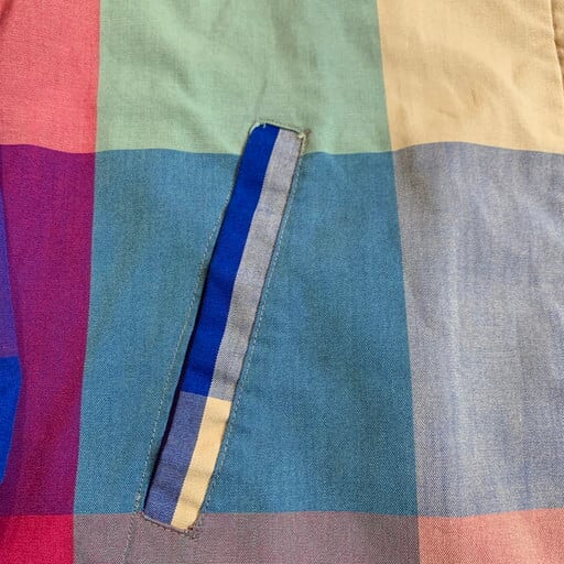 60's 70's MARTIN OF CALIFORNIA チェックジャケット BIG T FASHION マルチカラー マドラス  COATS&CLARK ジッパー Sサイズ スウィングトップ 美品 ミントコンディション 希少 ヴィンテージ BA-1175 RM1544H |  agito