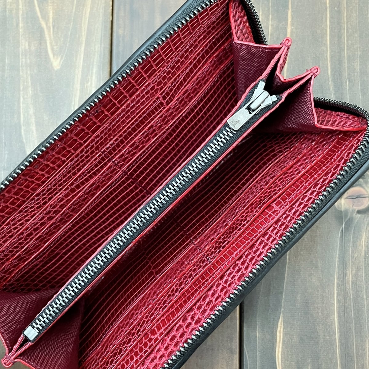 スタースティングレイ × リザード 長財布 ブラック | CUERO DELICADO