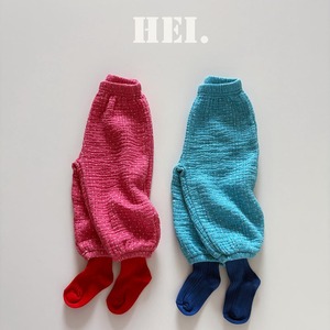 【2点送料無料】«予約»«Hei» ドットキルティングパンツ 2colors