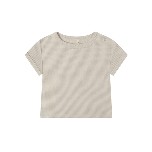 organic zoo / Ceramic White Waffle Boxy T-Shirt / 6-12m・1-2y・2-3y・3-4y