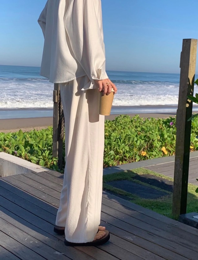 (LITER) koko wrinkle  pants / 2color
