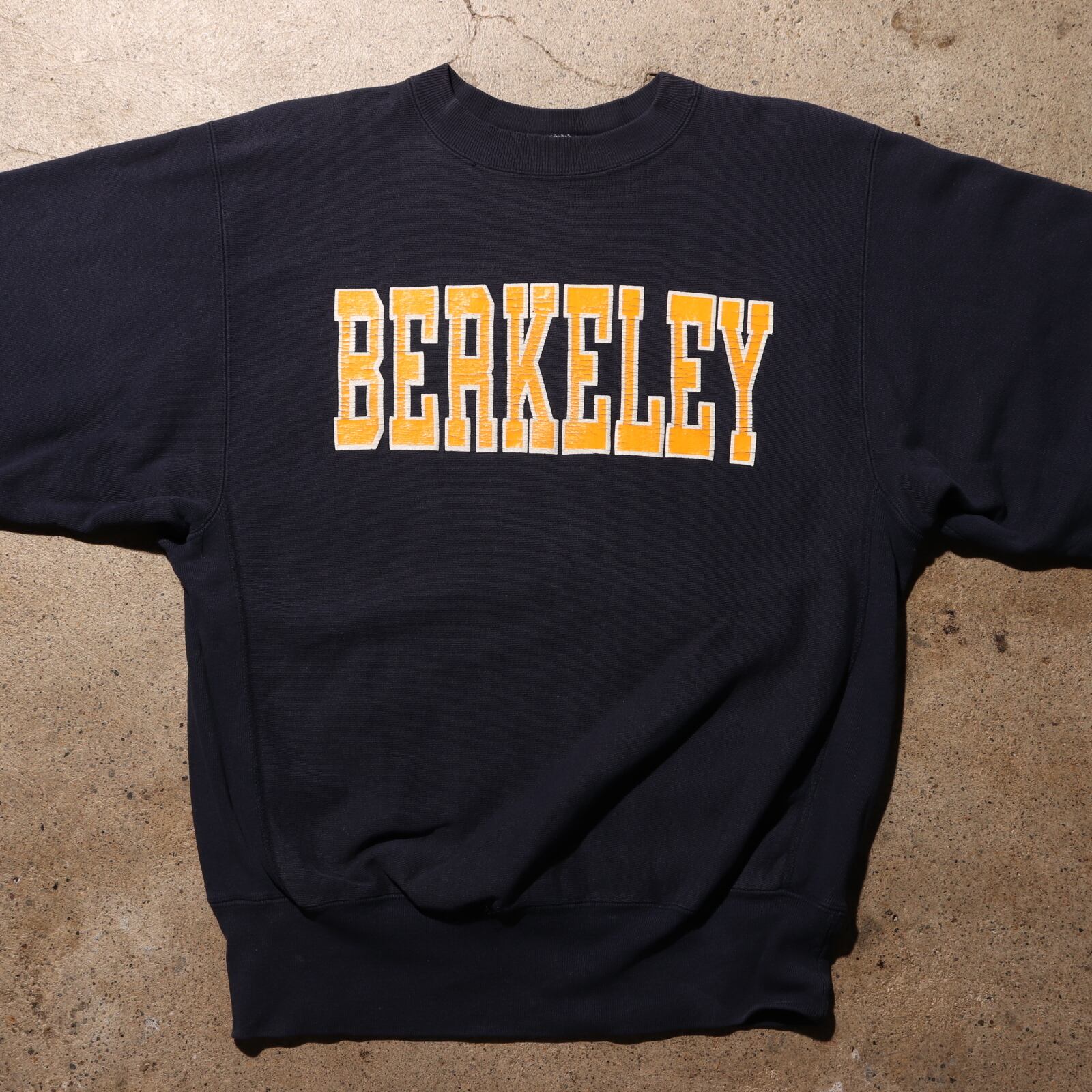 美品 L ネイビー UCバークレー 90s USA リバースウィーブ チャンピオン  
