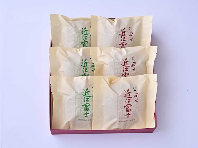 どらやき近江富士粒あん・抹茶ミックス（6ケ入）