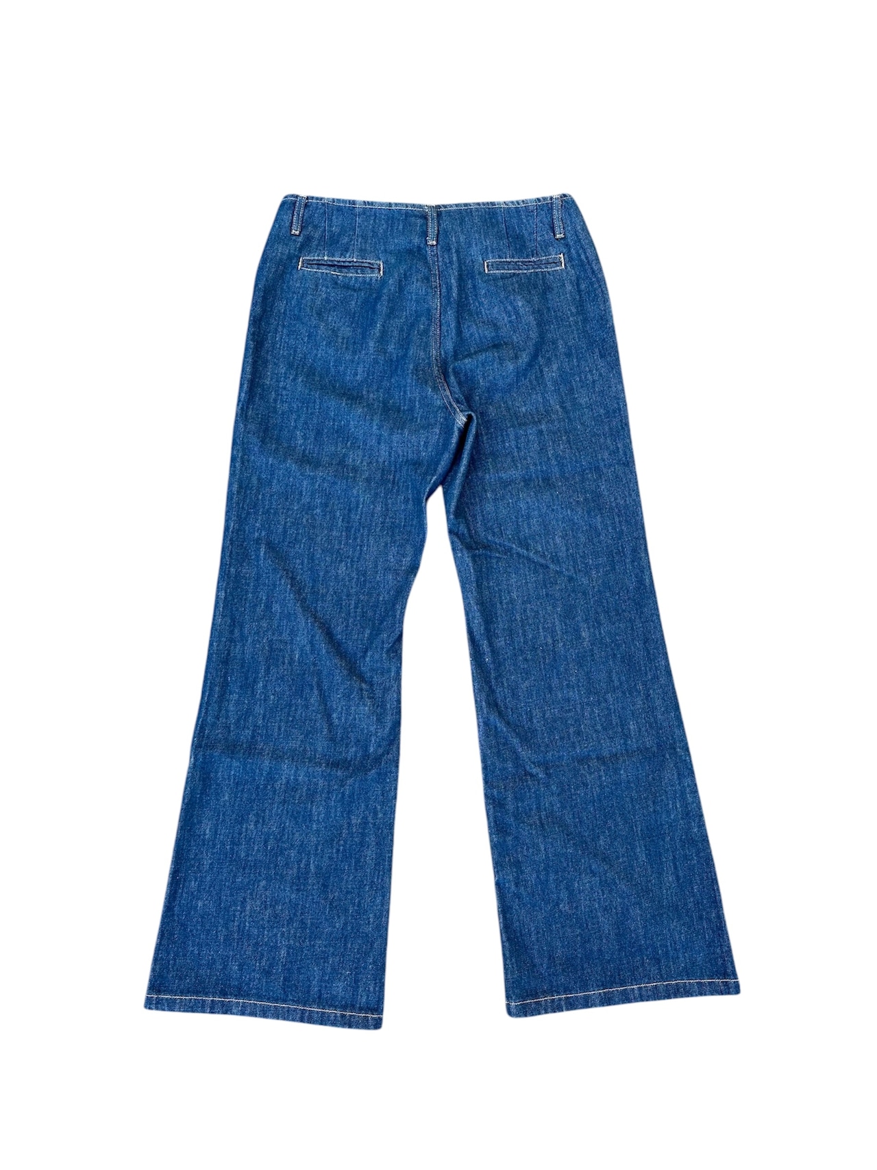 Semi Flare Slacks Denim