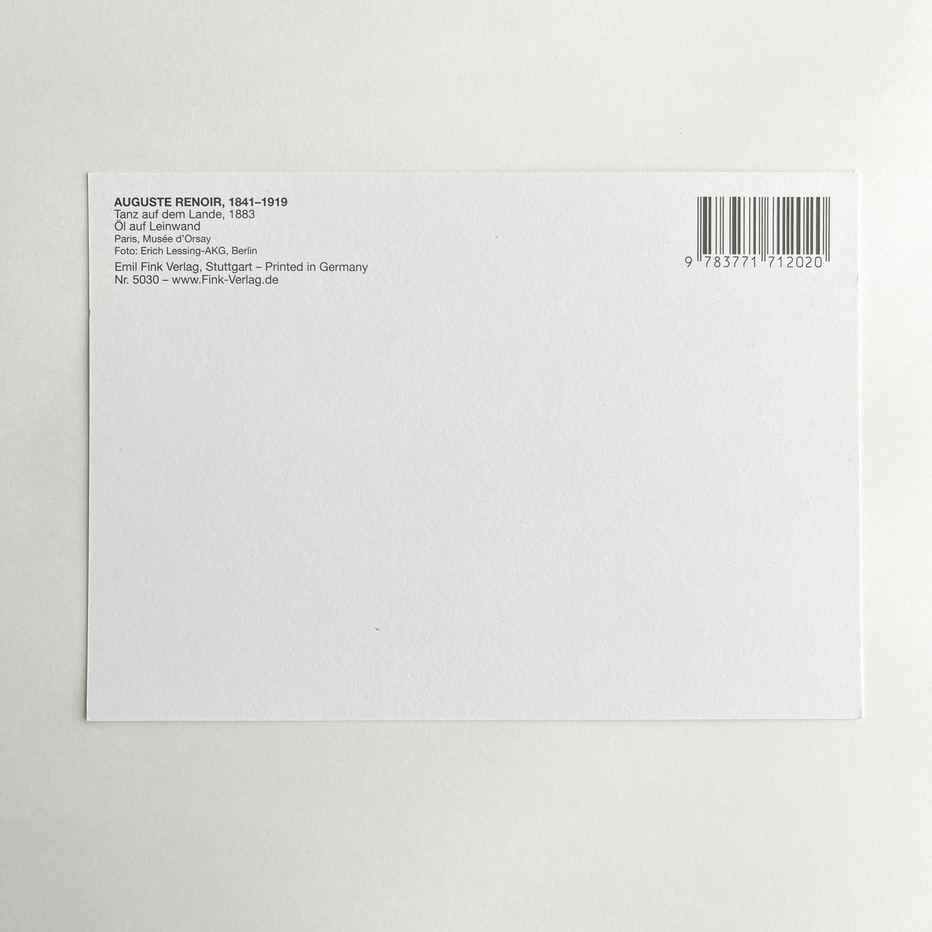 WEB限定】ルノワール ポストカード 田舎のダンス | hmm, by 東京都
