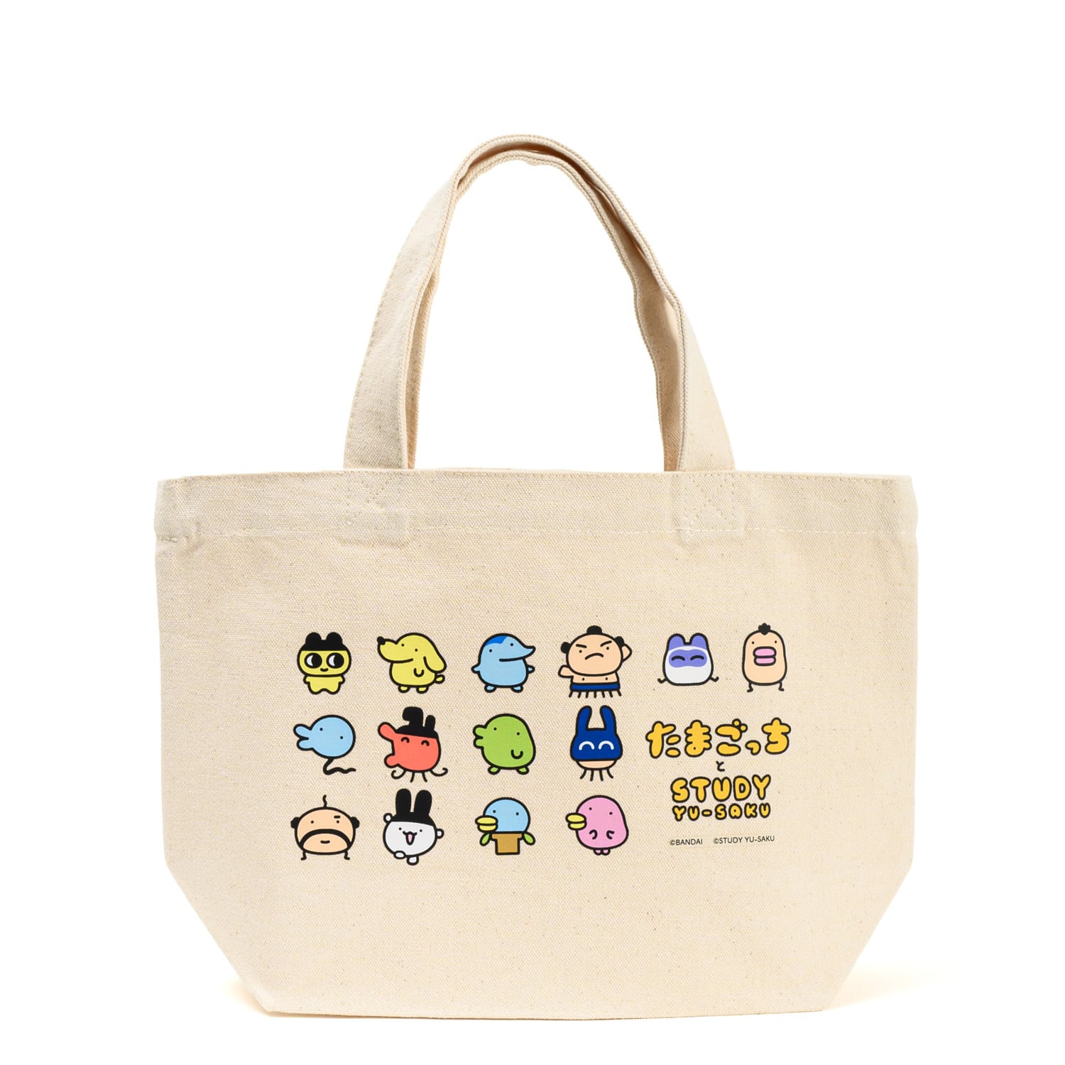 たまごっちとSTUDY優作 ミニトートバッグ | TOKYO PiXEL. shop & gallery