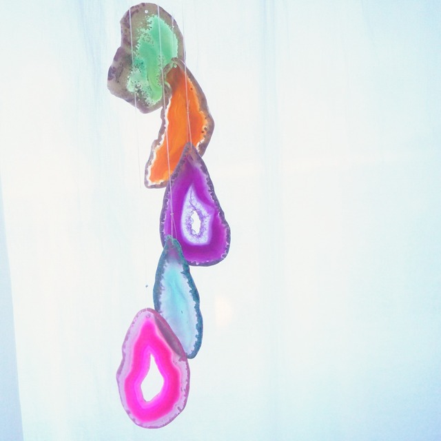 Flower Bouquet 15 - アゲートヒーリングチャイム / Agate Sun Catcher Wind Chime 947