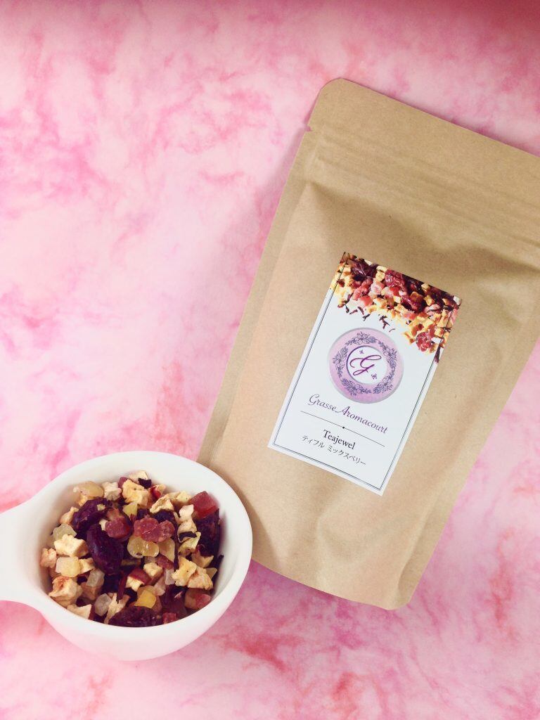 食べられるハーブティー ティフル ミックスベリー 60g グラースアロマコート