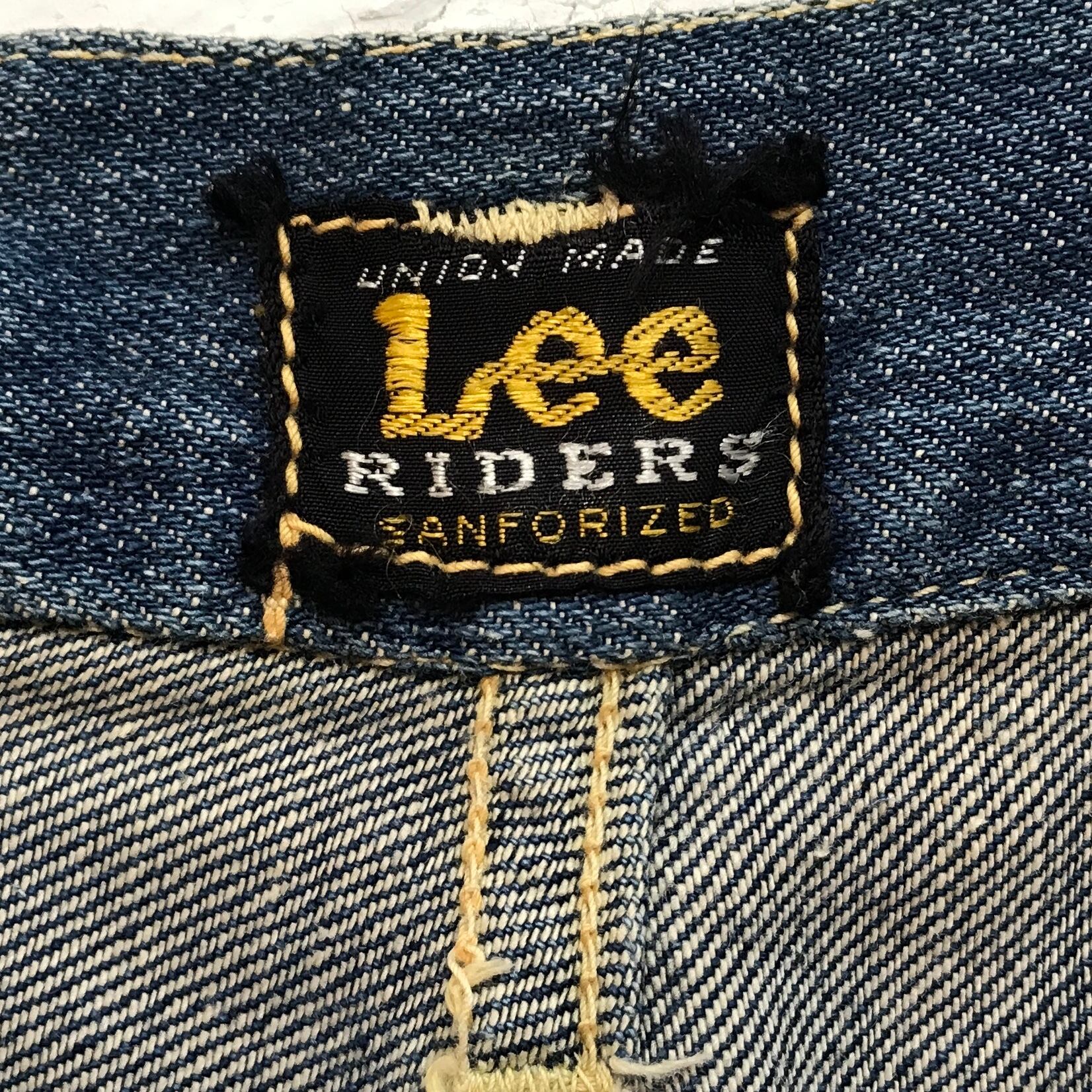USED】1950年 vintage Lee 341z デニムパンツ 初期 黒タグ センター