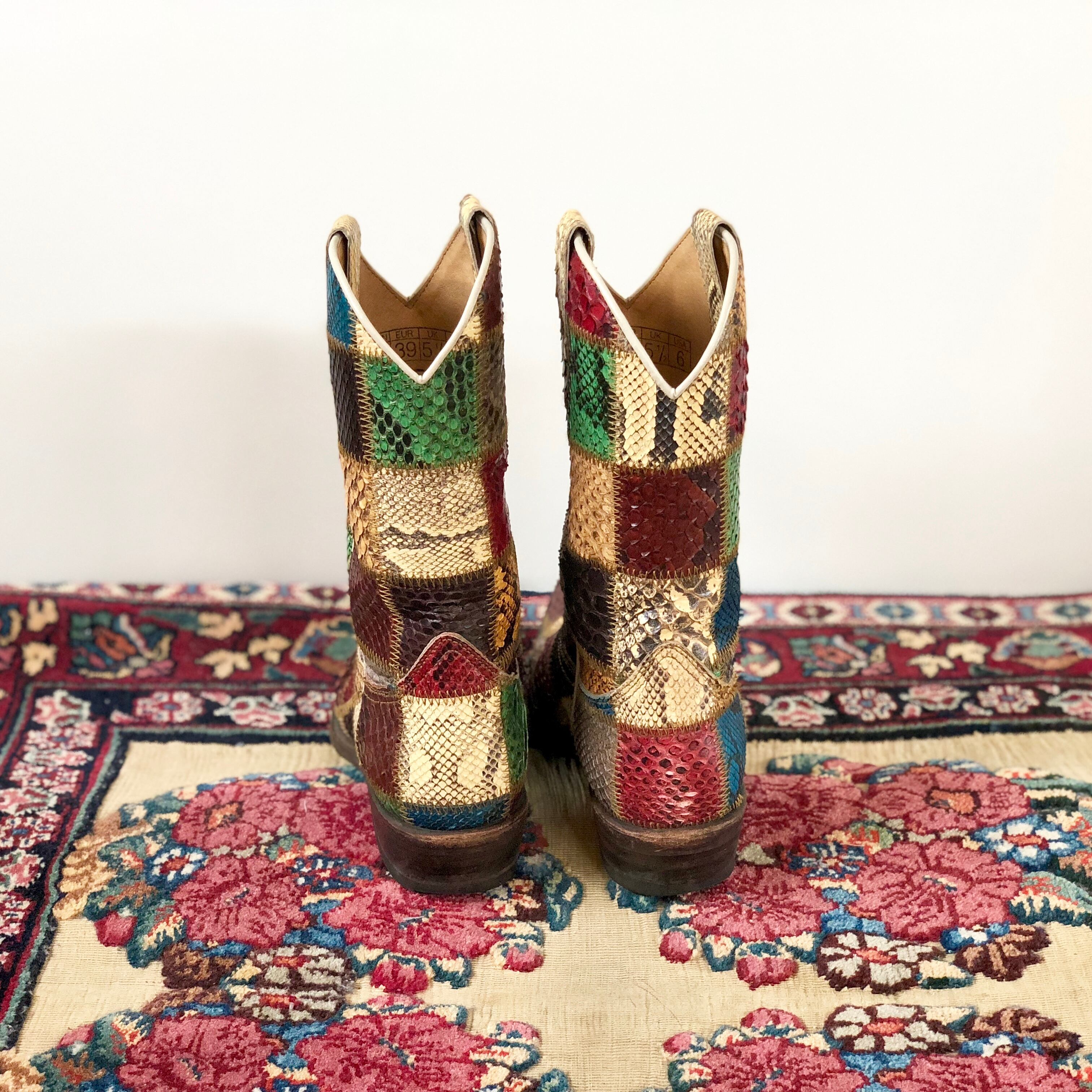 SENDRA Patchwork Python Boots | BARAQUE