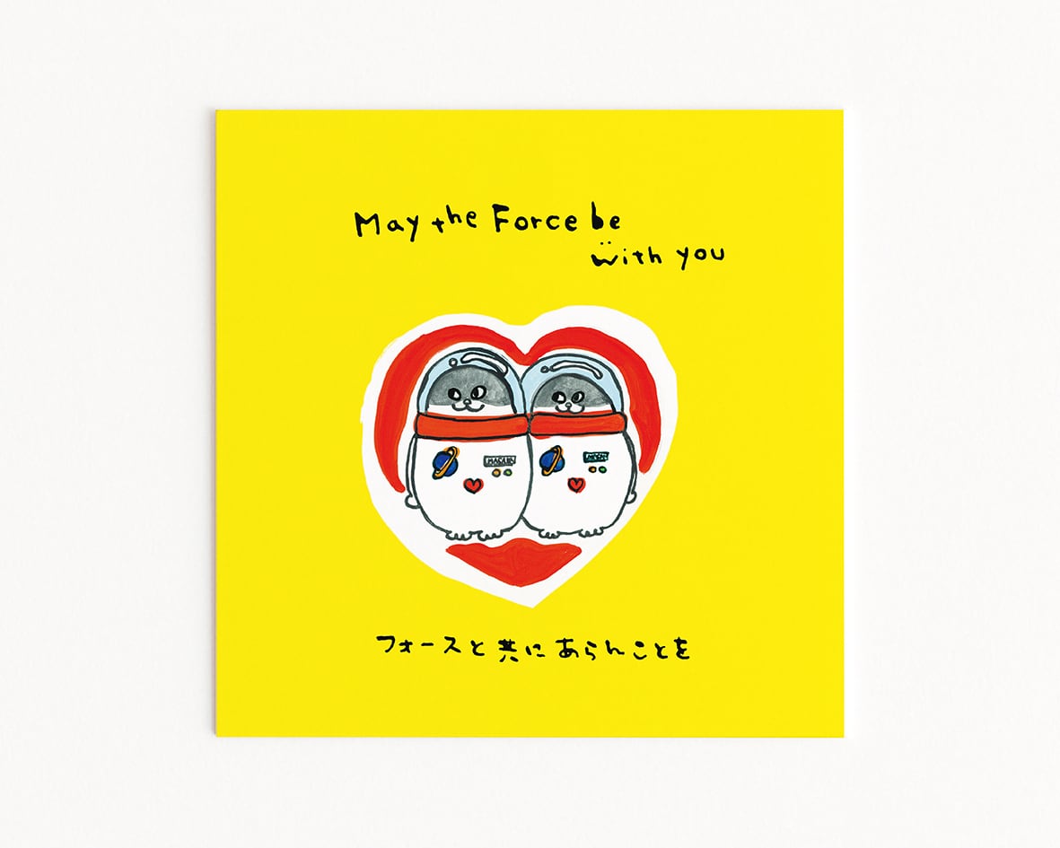 【#MAW72】■世界一素晴らしいあなたへ贈る言葉シリーズ「MINNA AWESOME原画 #MAW72」縦19.9 cm × 横19.9 cm 【送料込】