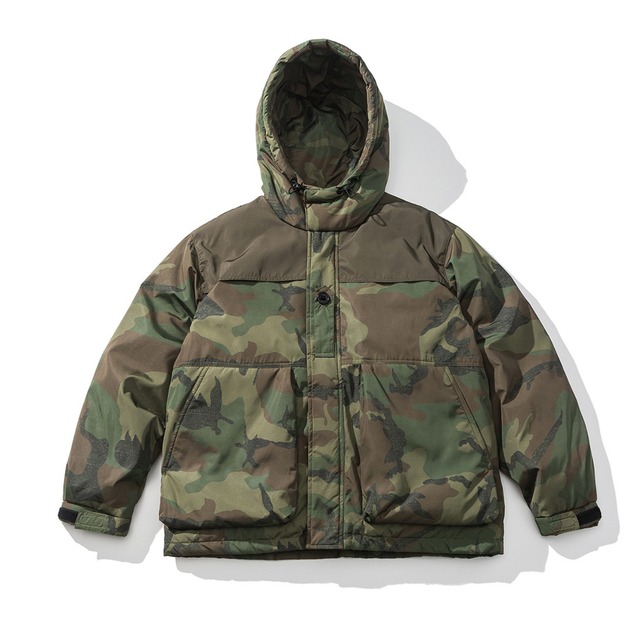 Double pocket retro hood jacket