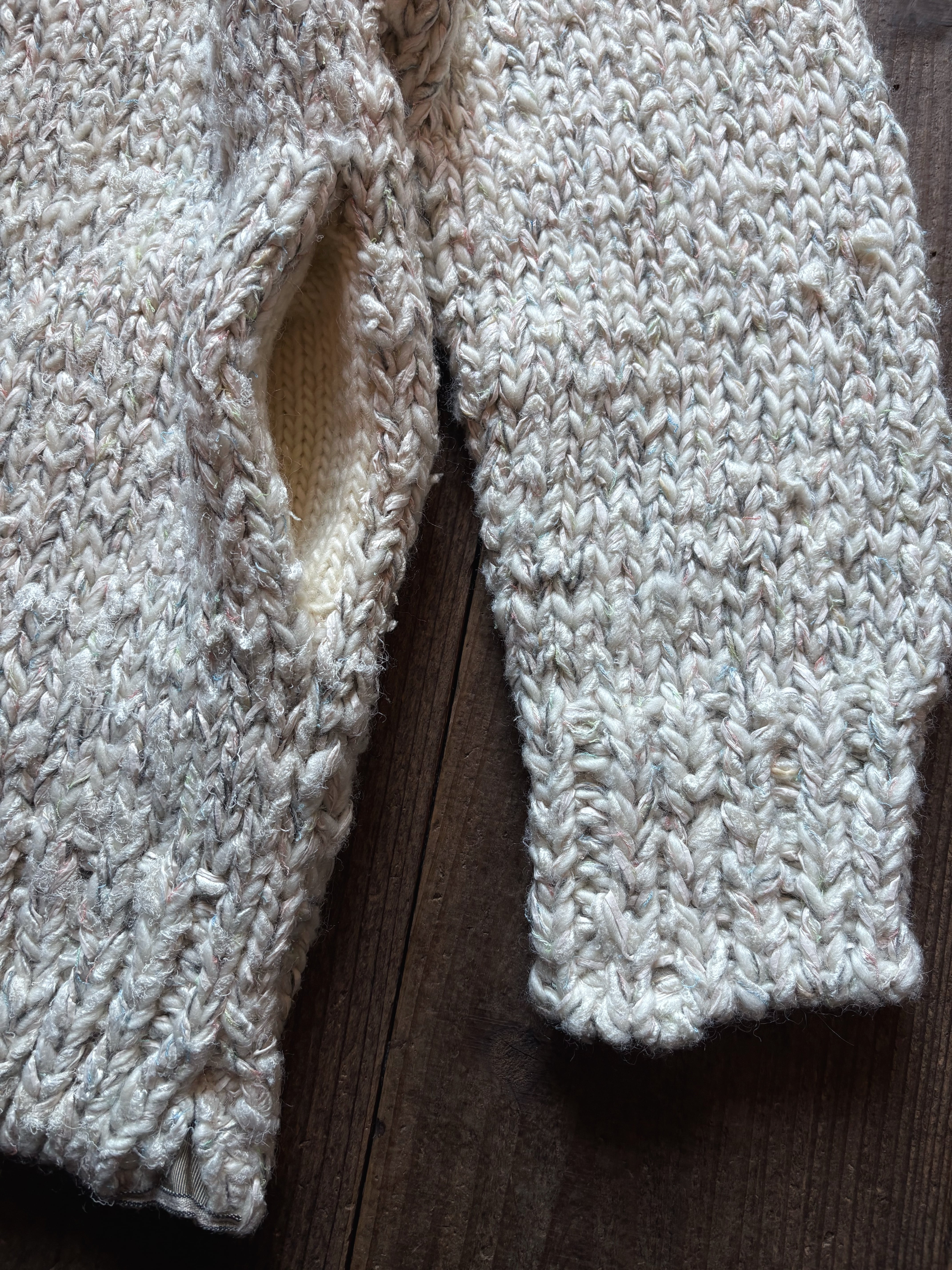 ANSNAM 手編み mix drivers knit | TALE COCOON