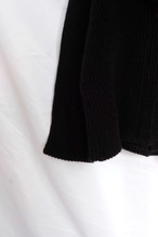 Fur collar knit cardigan