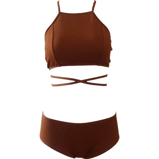 3点セット水着 水着 水着流行19 通販 ビキニ かわいい シンプル ハイウエスト ホルターネック水着 羽織 レース 無地 ブラウン ママ水着 体型カバー 可愛い ビキニ ワンピース ハイウエスト ビキニ 体型カバー 大人水着 おしゃれ 大人水着コーデ クロスデザイン ビキニ 3点セット水着 水着 水着流行19 通販 ビキニ かわいい シンプル ハイウエスト ホルターネック水着 羽織 レース 無地 ブラウン ママ水着 体型カバー 可愛い ビキニ ワンピース ハイウエスト ビキニ 体型カバー 大人水着 おしゃれ 大人水着コーデ クロスデザイン ビキニ