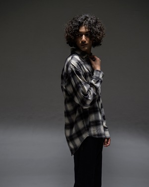 RESOUND CLOTHING（リサウンドクロージング）/ Johnny shirts BKCHECK - RC21-SH-004 / オーバーシャツ