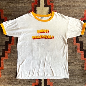 1970s Champion 染み込みプリント "HARVEY WALLBANGER" L Made in USA