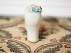 薔薇と勿忘草 陶器のヒールシューズ(欠けあり) 画像6